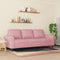 vidaXL - Driezitsbank - 180 - cm - fluweel - roze