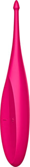 Satisfyer, oplegvibrator, tip vibrator, 'Twirling Fun', 17,5 cm, waterdicht, oplaadbaar, lichaamsvriendelijke siliconen