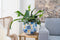 TS Collection - Bloempot Dutch blue - 28x25 - Metaal & Epoxy - Exclusieve woonitems voor binnen - Handgemaakt - Unieke print - Designed by Lammie