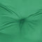 vidaXL - Palletkussen - 120x40x12 - cm - stof - groen