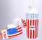 Alert bokszak en handschoenen sportset - boksset - 40 cm - Amerikaanse vlag