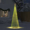 vidaXL - LED-kerstboom - 475 - LEDs - warm - wit - 247 - cm