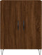 vidaXL - Dressoir - 69,5x34x90 - cm - bewerkt - hout - bruin - eikenkleur