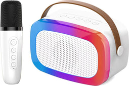 Denver BTM-610 - Karaoke set met microfoon en lichteffecten - Draagbaar (1 stuk)