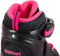 Aventuri Verstelbare Rolschaatsen - Semi-softboot - Verstelbaar Maat 31-34 (S) - Voor Meisjes - Zwart/Roze
