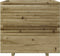 vidaXL - Plantenbak - 80x80x72 - cm - geïmpregneerd - grenenhout