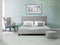 ROCHELLE - Tweepersoonsbed - Lichtgrijs - 160 x 200 cm - Polyester