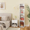 WOLTU SK034ws - Boekenkast - 5 open kubusvakken - Wit - 30 x 151 x 26 cm