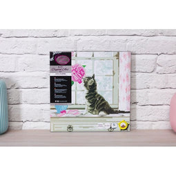 Crystal Art - Diamondpainting crystal art kit kat | 40 stuks
