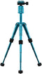 Mantona 21184 - Mini-tripod - Balhoofd - Aluminium - Blauw