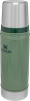 Stanley Classic Legendary Bottle 0,47L | Hammertone Green | Thermosfles houdt 15 uur warm of koud | Vaatwasserbestendig | Roestvrijstalen Thermoskan | Lekvrij | BPA-Vrij