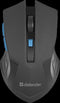 VERDEDIGER MUIS ACCURA MM-275 RF ZWART-BLAUW OPTISCH 1600DPI 6P