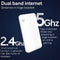 CS Dual Band Global Mifi Router– Mifi – Werkt Overal Ter Wereld - 2.4Ghz + 5Ghz – Wifi Router – 4G Router - Werkt met Simkaart – 10 Apparaten