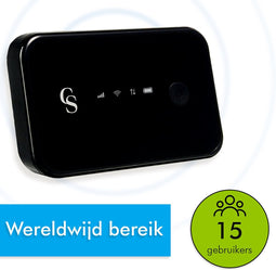 CS Global Mifi Router– Mifi – Werkt Overal Ter Wereld - Werkt met Simkaart – Wifi Router – 4G Router – 15 Apparaten – 9.5x6.5x1.5 CM