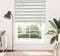 vidaXL - Zebra - rolgordijn - 160x200 - cm - stofbreedte - 155,9 - cm - lichtgrijs