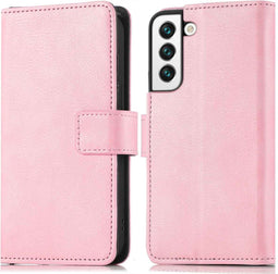 iMoshion Hoesje Geschikt voor Samsung Galaxy S22 Hoesje Met Pasjeshouder - iMoshion Luxe Bookcase - Roze