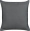 SUBULATA - Sierkussen set van 2 - Donkergrijs - 45 x 45 cm - Linnen