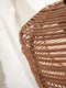 GOOD&MOJO Plafonniere Tanami - Rotan Zwart - Ø25cm - Modern