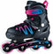 Alert Inline-Skates Maat 35-38 Skeelers Roze 1 paar