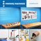 Gereedschapswand van MDF 120 x 60 cm - Wit gelakt - Perforatiebord met 7 mm gaten
