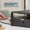 Princess Gourmetstel 162655 - Raclette & Grill - 8 personen - 1300W - Zwart met bamboe
