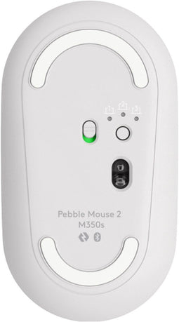 Logitech Pebble 2 Combo - Draadloze Toetsenbord en Muis - Gerecycled Plastic - Wit