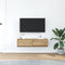 vidaXL - TV-meubel - Artisan - Eiken - 100x31x25,5 - cm - Bewerkt - Hout
