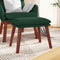vidaXL - Voetenbank - 45x29,5x35 - cm - stof - donkergroen