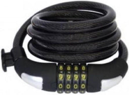 Cycle Tech Spiraalslot Cijfercombinatie 1500 X 12 Mm Zwart