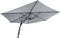 Feel Furniture - Zweefparasol - 3 Meter - Lichtgrijs