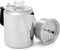 GSI Glacier Stainless Perculator Campingservies en keukenuitrusting 400 ml zilver
