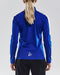 Craft Progress Ziptop Dames - Sporttop - Optimale vochtafvoer - Royal - Maat: XS