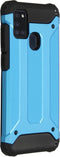imoshion Hoesje - Geschikt voor Samsung Galaxy A21s - Rugged Xtreme Backcover - Lichtblauw