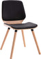 vidaXL - Eetkamerstoelen - 2 - st - kunstleer - zwart