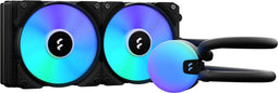 Fractal Design Lumen S24 v2 RGB - Alles-in-één vloeistofkoeler - 2 ventilatoren - Zwart