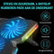 Spirit of Gamer Airblade 500 RGB Laptop Koeler - Laptop Cooler - Cooling Pad - Laptopstandaard - Laptopverhoger - 4 Ventilatoren - RGB Verlichting - 10-17 inch - Verstelbare Hoogte