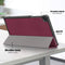 3-Vouw sleepcover hoes - Geschikt voor Samsung Galaxy Tab A7 Lite - Bordeaux Rood