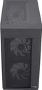 Aerocool Hexform - Mini Tower PC - 3x 120mm FRGB fans - Zwart