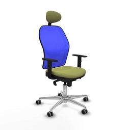 Jorquera Piqueras y Crespo 1D086G1 - Bureaustoel - Hoofdsteun - Groen