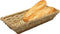 Broodmandje/stokbrood mandje - rotan/riet - 17 x 37 x 7 cm - Serveermandjes voor broodjes