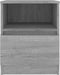 vidaXL - Nachtkastjes - 2 - st - 40x40x50 - cm - bewerkt - hout - grijs - sonoma - eiken