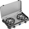 Campingaz Camping Kitchen 2 Maxi CV - 2-pits camping kooktoestel - Elektronische Piëzo-ontsteking - Grijs