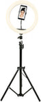 Denver Ring Light met Statief 12 Inch - Tiktok Lamp met Telefoonhouder - 160 LED's Ringlamp - RLT1201 - 210cm