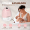 Vulpes Goods® BabyCare - Elektrische Draadloze Borstkolf - Handsfree met 30 moedermelk bewaarzakjes - Premium Pink MAX