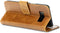 D. Bramante Copenhagen 2 - Flip cover - Ruimte voor 3 pasjes - Bruin
