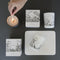 Home Delight Sunrise - Geurkaars - ø8x10,5cm - wit/zwart