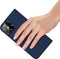 Dux Ducis - Pro serie slim wallet hoes - Geschikt voor iPhone 12 Pro Max - Blauw