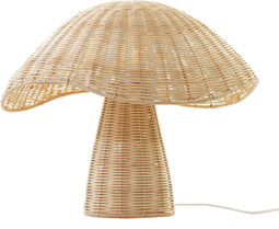 KidsDepot Boletus Tafellamp D40,5x34cm - Naturel rotan - E27