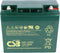 CSB-EVX12200 12 volt AGM loodzuuraccu 20Ah, 181x76.2x167mm, cyclusbestendig, M5 binnendraad