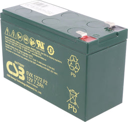 CSB-EVX1272F2 12 volt AGM-loodbatterij 7,2 Ah, 151 x 65 x 100 mm Faston 6,3 mm cyclus stabiel + stand-by